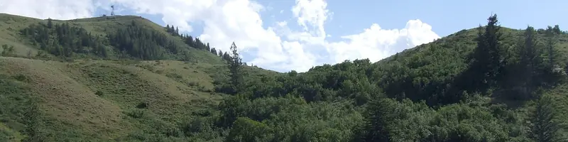 Kinport Peak from City Creek Road near Pocatello